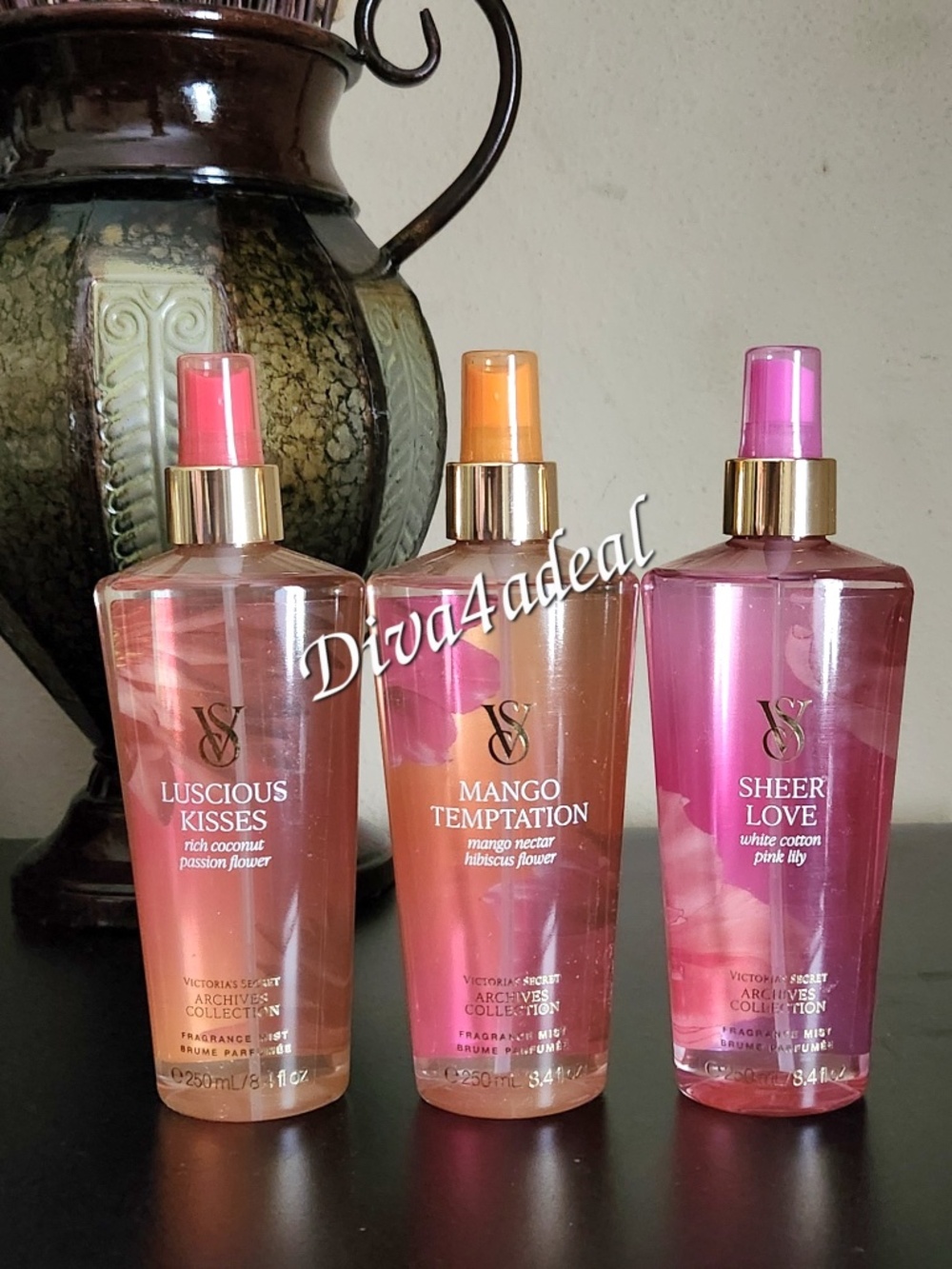 3X Victoria's Secret Archives Collection Mist Spray Bundle